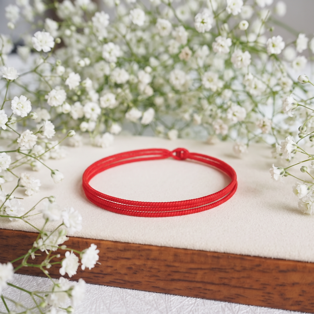 Handwoven Red String Bracelet Vajra Knot Lucky Bracelet Men & Women Couple Cord Gift