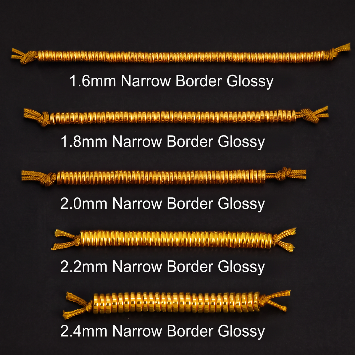 24k 999 Gold Minimal Spacer Beads D.I.Y Charm Accessories Craft