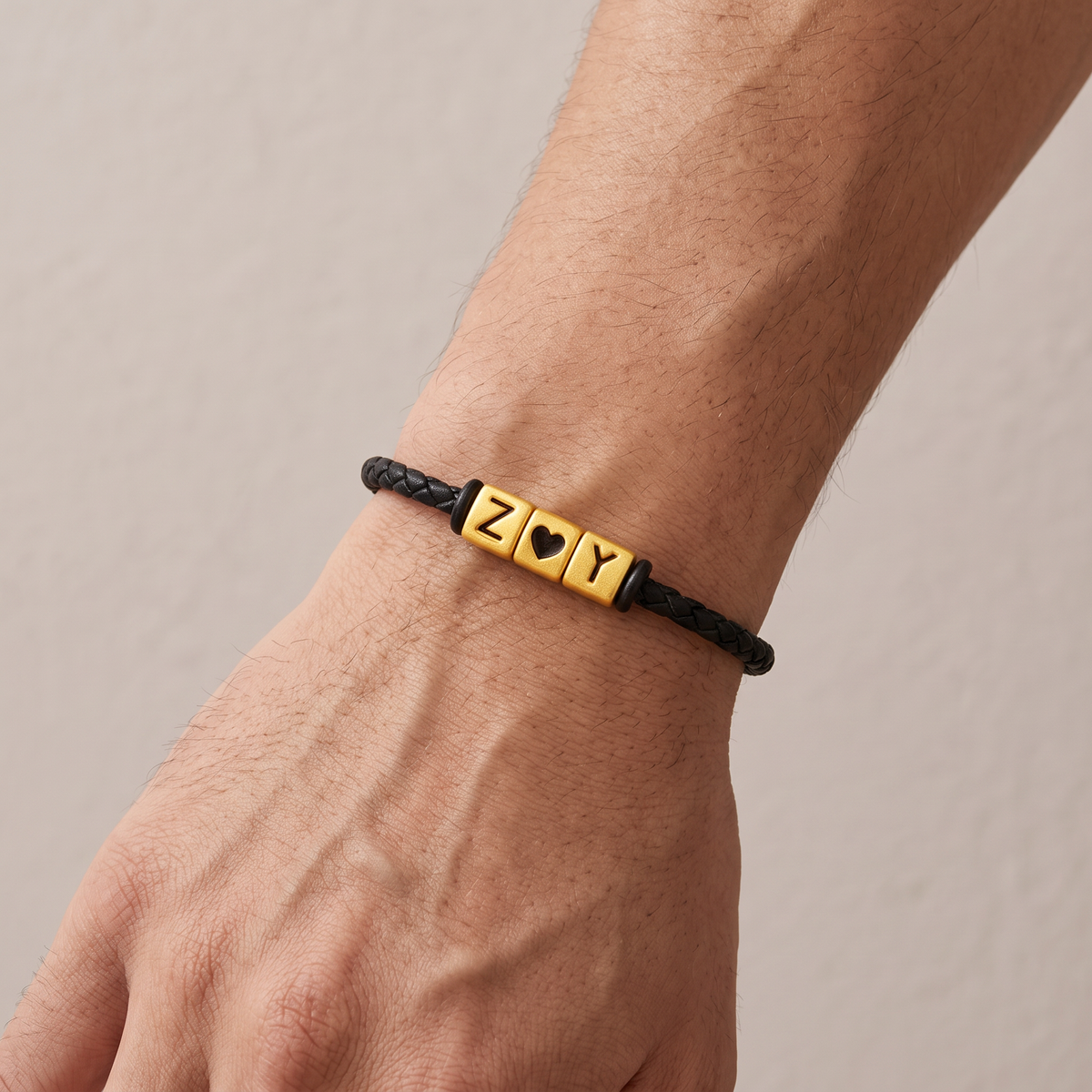 24K 999 Fine Gold Alphabet Letter Initials Bead D.I.Y Charm Bestfriend Love One Birthday Unisex Men and Women