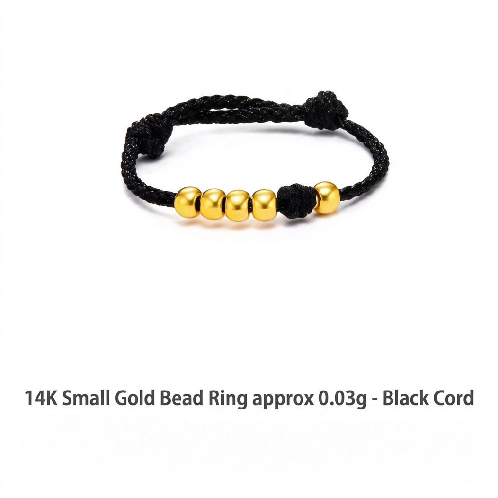24K 999 Fortune Turning Bead Weaving Couple Men Women Ring